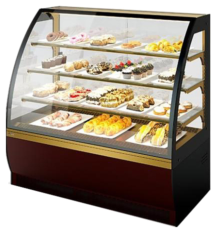 Витрина кондитерская Chilz VETE LUX 90 шоколад, золотой глянец